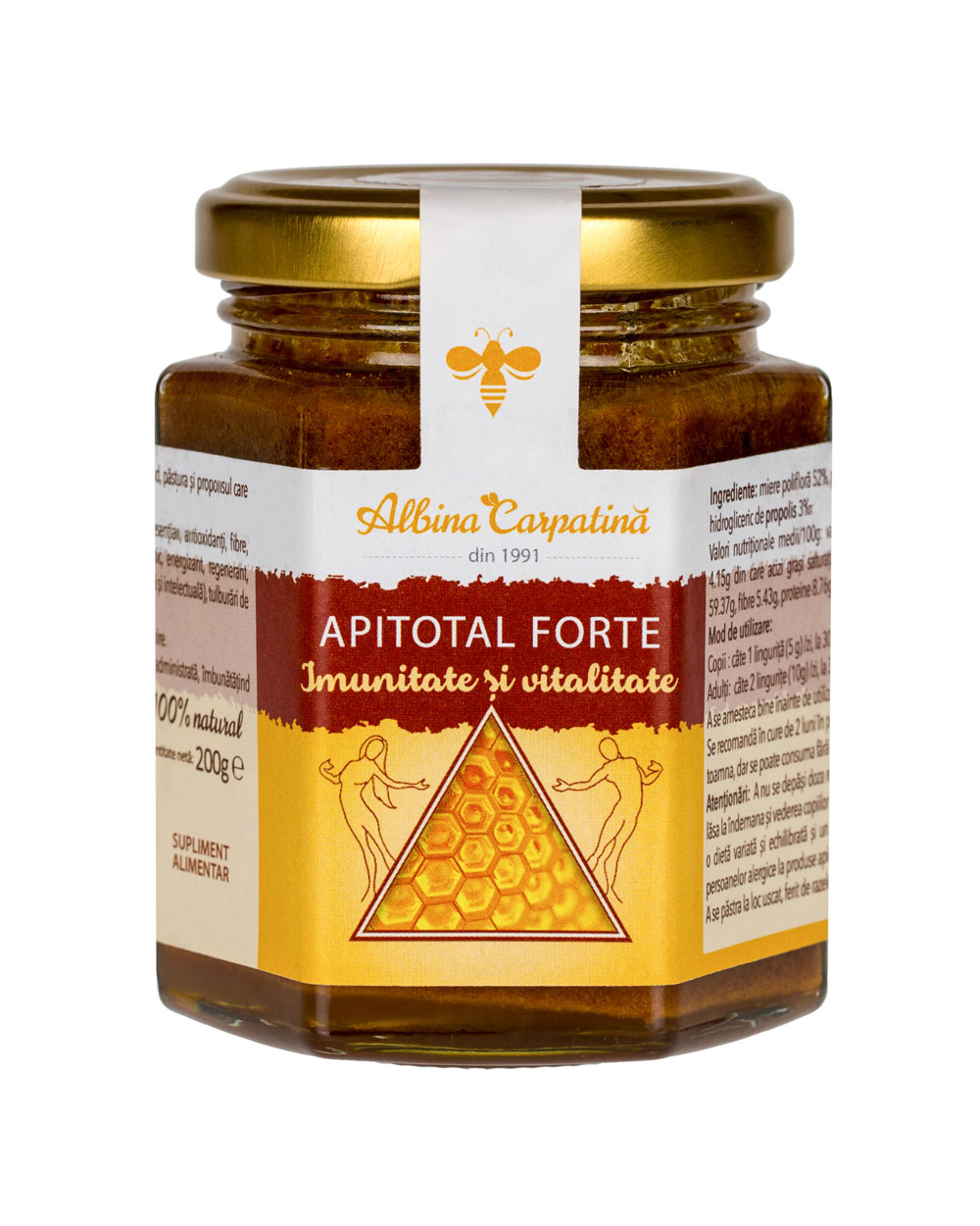 APITOTAL FORTE 200g - Imunitate si Vitalitate