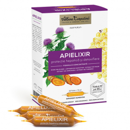 Apielixir protecție hepatică și detoxifiere 10 fiole x 10 ml