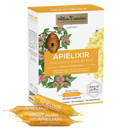 Apielixir imunitate și stare de bine 10 fiole x 10ml 