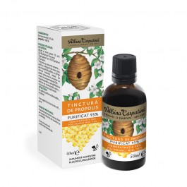 Tinctură de propolis purificat 95% 50ml - Polifenoli min. 15%